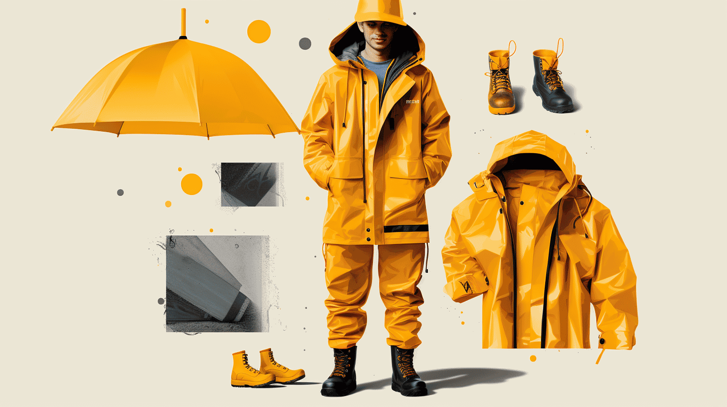 Raincoat for construction workers deals