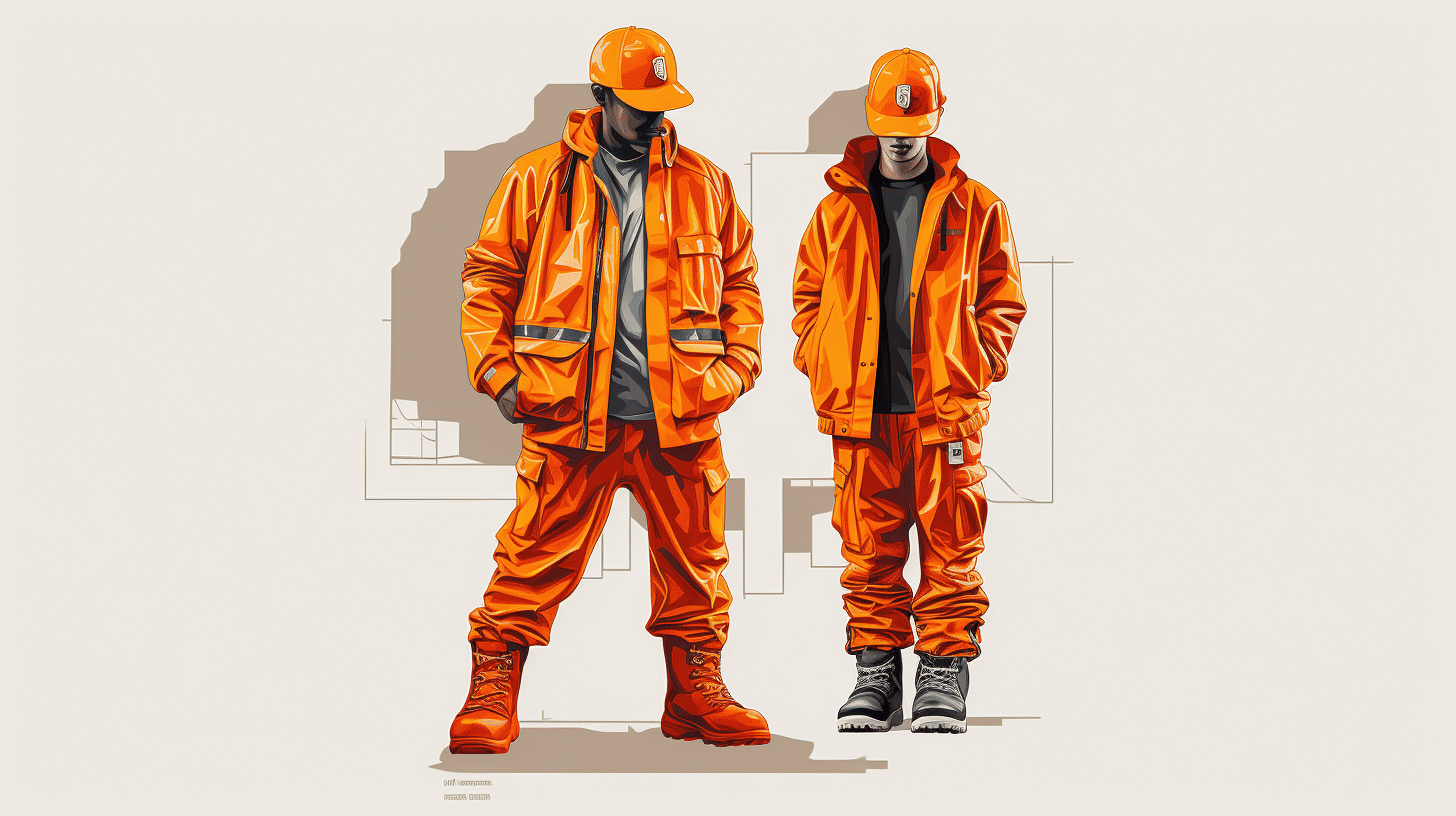 Construction Workers Rain Gear